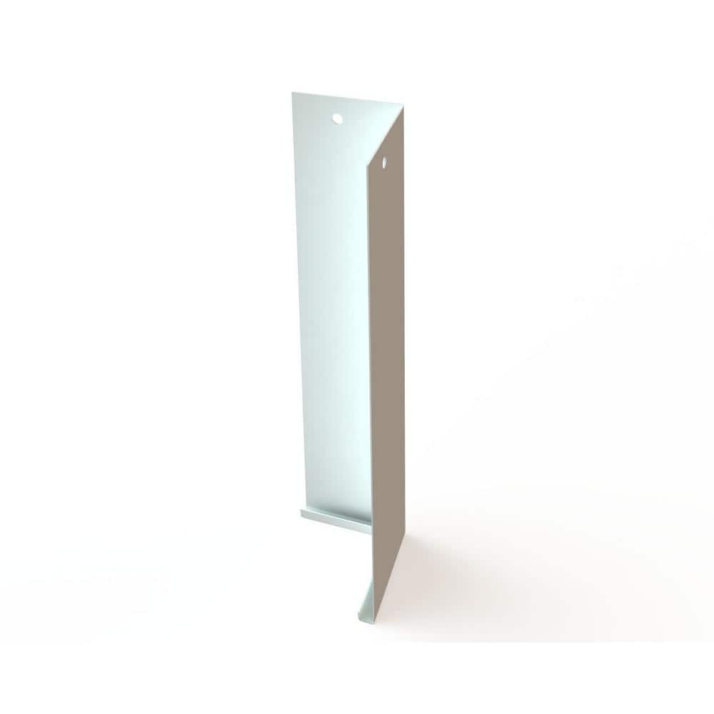 Gibraltar Building Products 7.5 in. x 1.25 in. x 1.75 in. Primed Smooth Aluminum Primed XL Siding Corner Moulding-10pack (3)