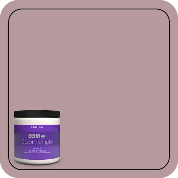 BEHR PREMIUM PLUS 8 oz. #PMD-71 Twilight Blush Eggshell Enamel Interior Paint & Primer Color Sample (2)