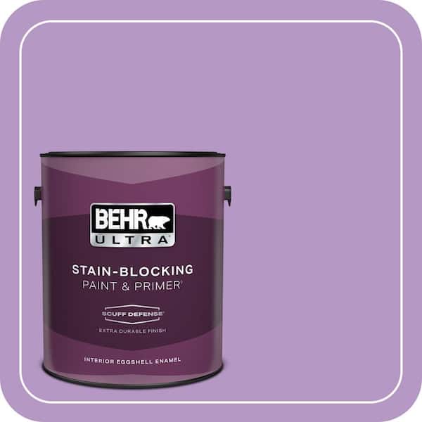 BEHR ULTRA 1 gal. #660B-5 Atlantic Tulip Extra Durable Eggshell Enamel Interior Paint & Primer (2)