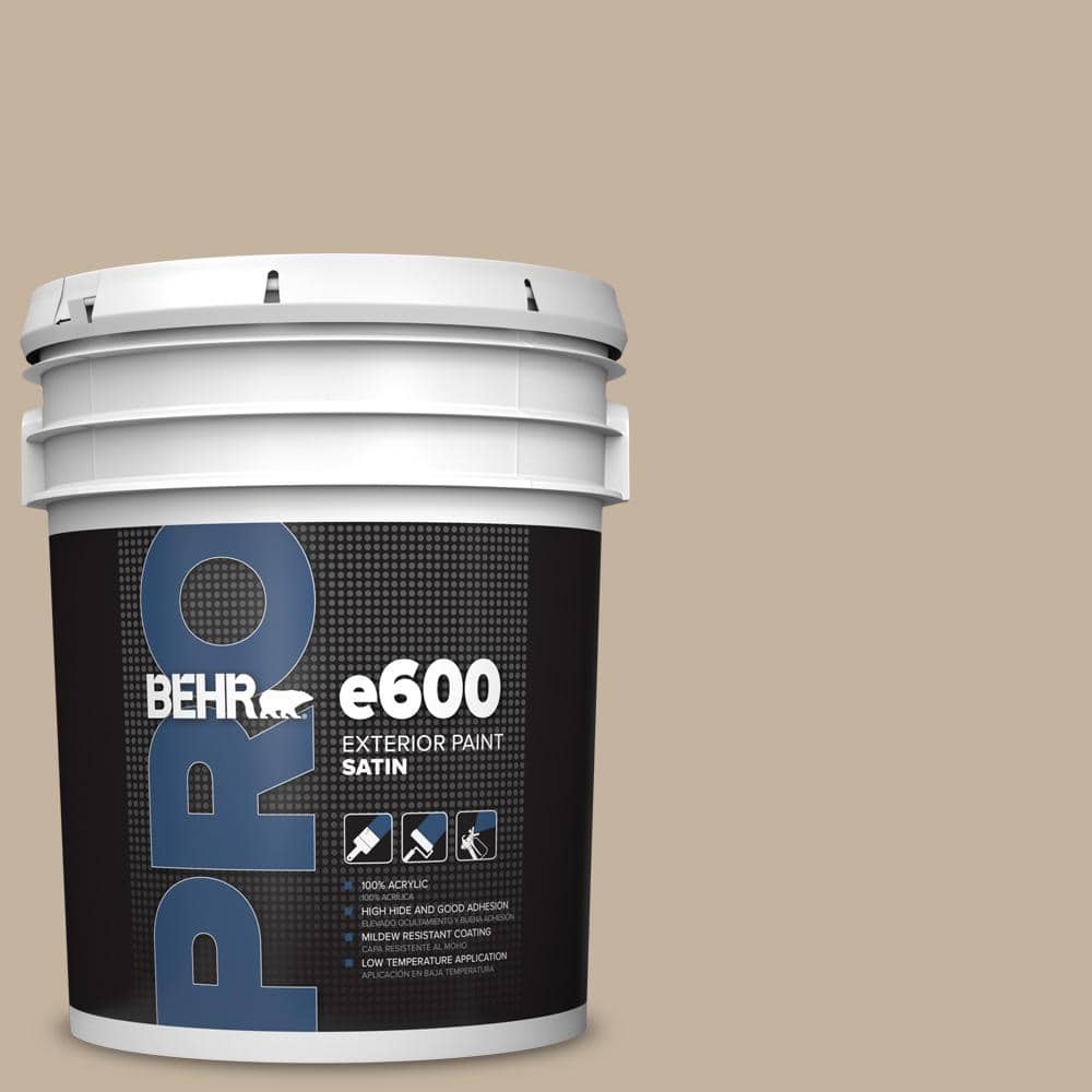 BEHR PRO 5 gal. #ECC-20-1 Canyon View Satin Exterior Paint
