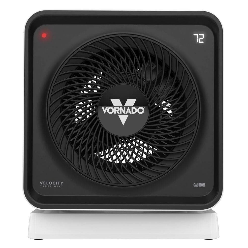 Vornado Velocity 5 Cube OSC 1500-Watts White Indoor Electric Fan Space Heater with Oscillation for Living Space (2)
