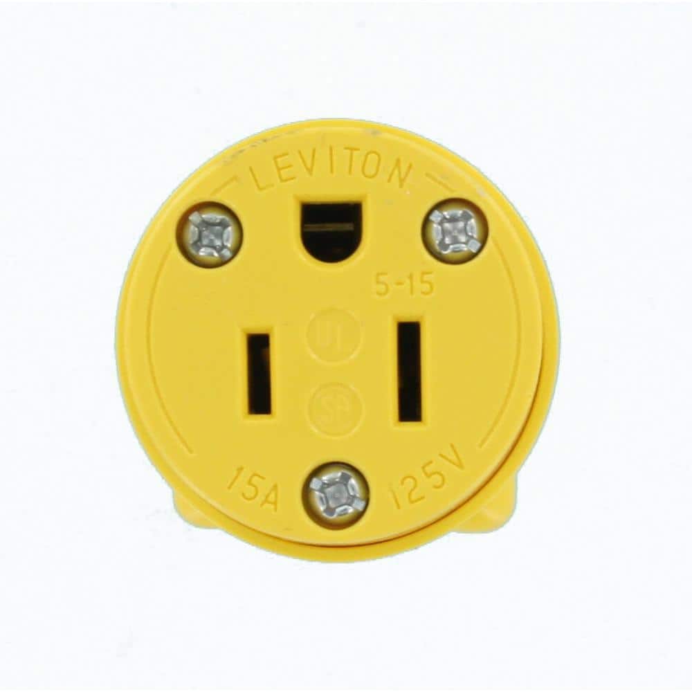 Leviton 15 Amp 125-Volt 3-Wire Connector (4)