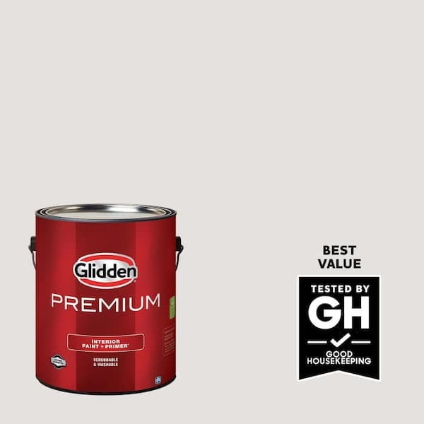 Glidden Premium 1 gal. PPG1005-1 Dusky Dawn Semi-Gloss Interior Latex Paint (2)