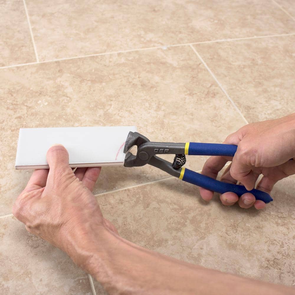 QEP 8 in. Rust-Resistant Steel Tile Nipper for Tile up to 1/4 in. Thick (3)