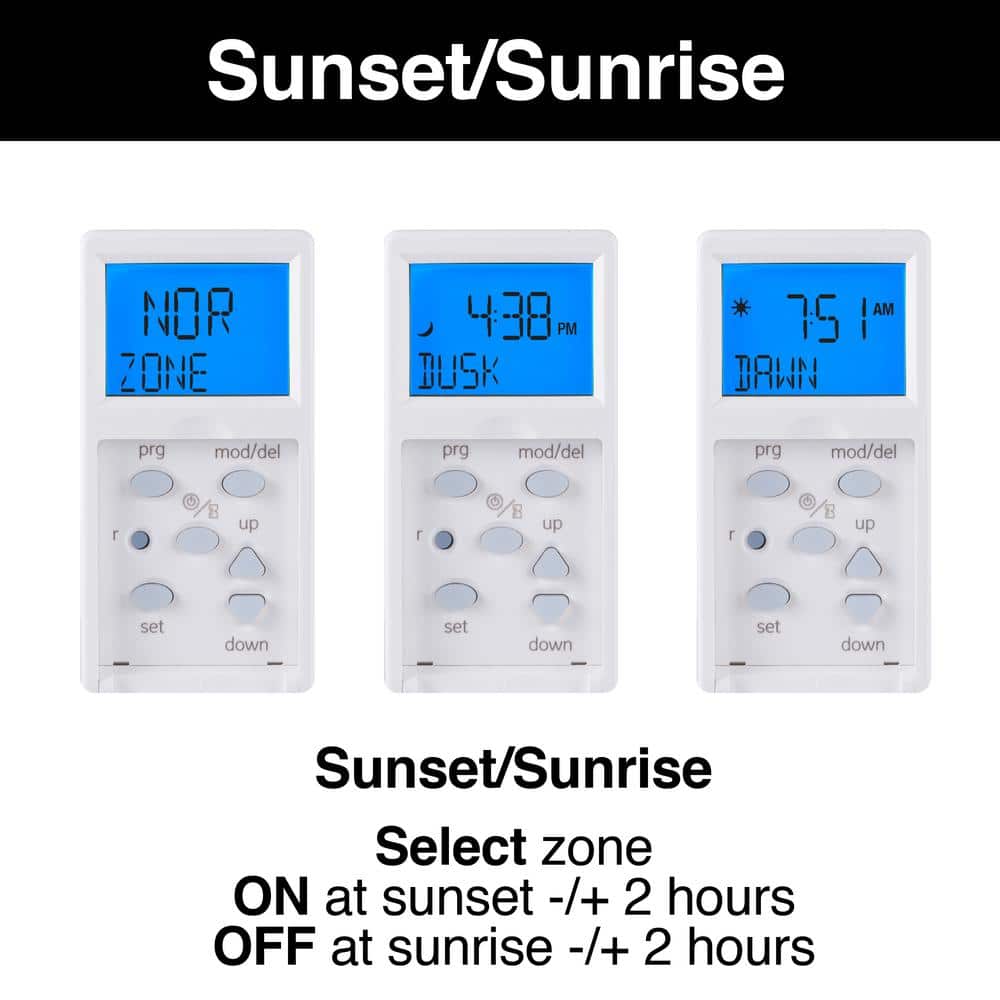 Defiant 15 Amp 30-Minutes Indoor In-Wall Digital Programmable Timer (2)