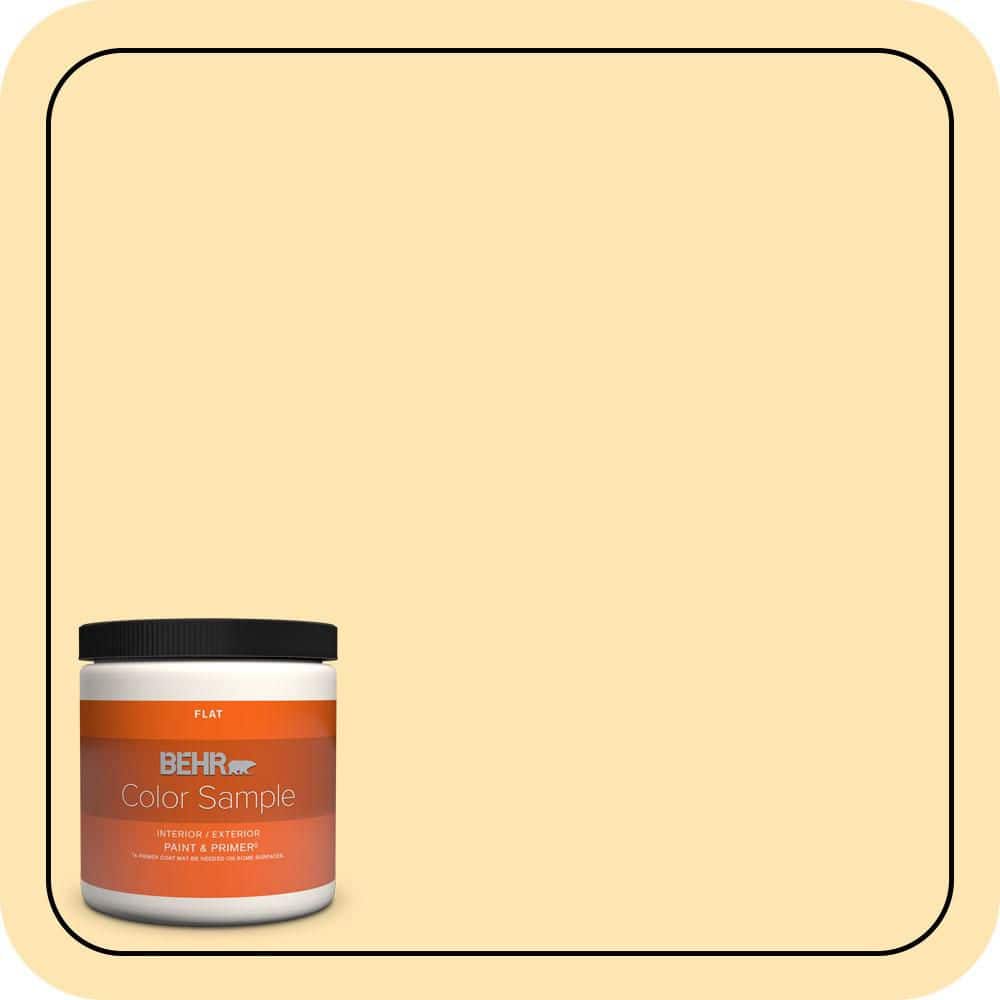 BEHR PREMIUM PLUS #P260-3 Vanilla Ice Cream Enamel Low Odor & Primer (1)