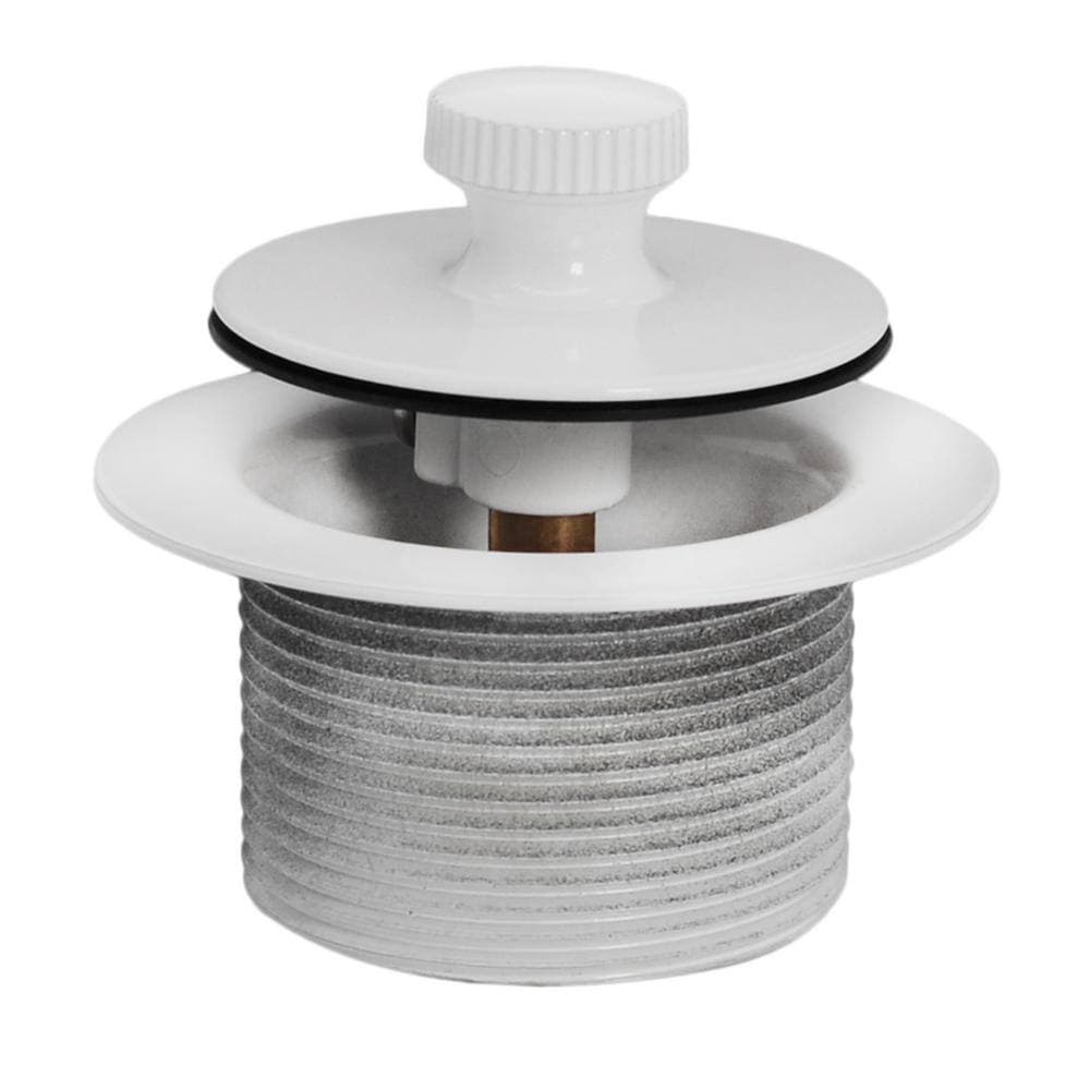 Westbrass 1-1/2 in. NPSM Twist & Close Bathtub Drain Plug, Coarse Thread (3)
