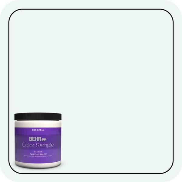 BEHR PREMIUM PLUS #PPL-15 Icy Wind Enamel Low Odor & Primer (4)
