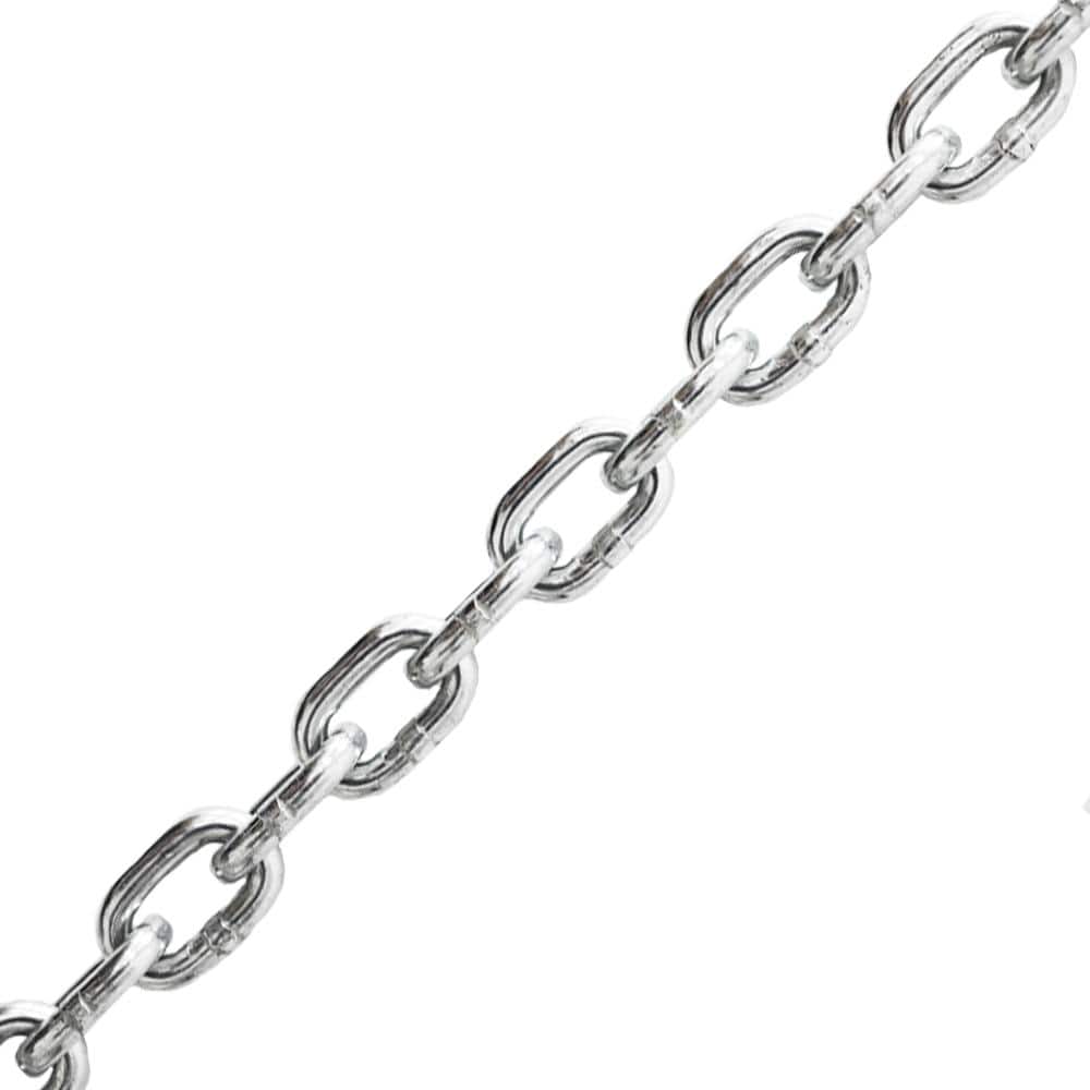 Everbilt 3/8 in. x 30 ft. Grade 43 Zinc Plated Steel High Test Chain (3)