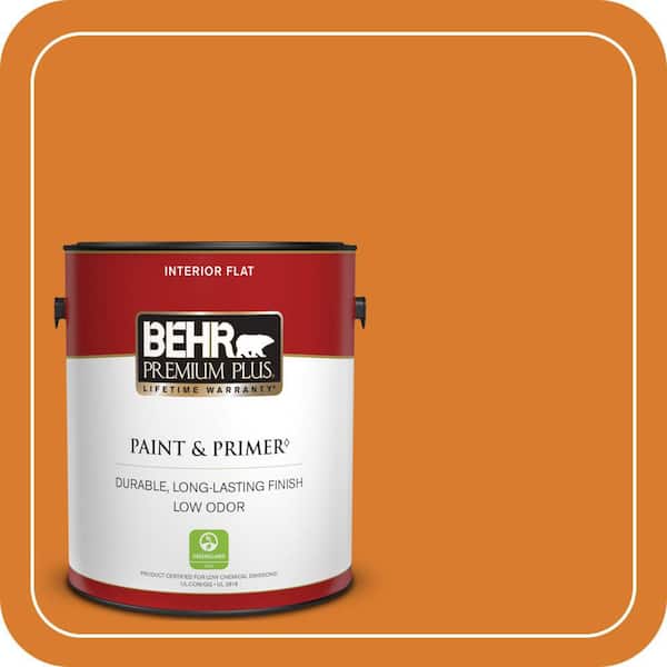 BEHR PREMIUM PLUS #270B-7 Bonfire Enamel Low Odor & Primer (3)