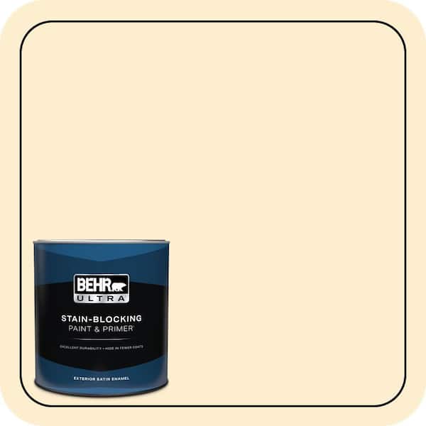 BEHR PREMIUM PLUS #300A-1 Opal Cream Enamel Low Odor & Primer (2)