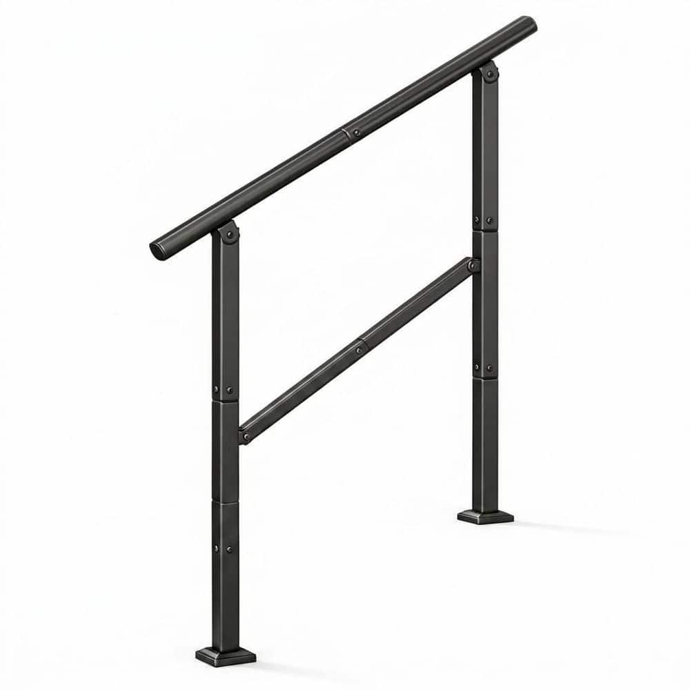 Unbranded Stainless Iron Handrail for Cable Railing System Outdoor Steps Adjustable Stair Rail for Porch Deck Garden 1-Pack (1)