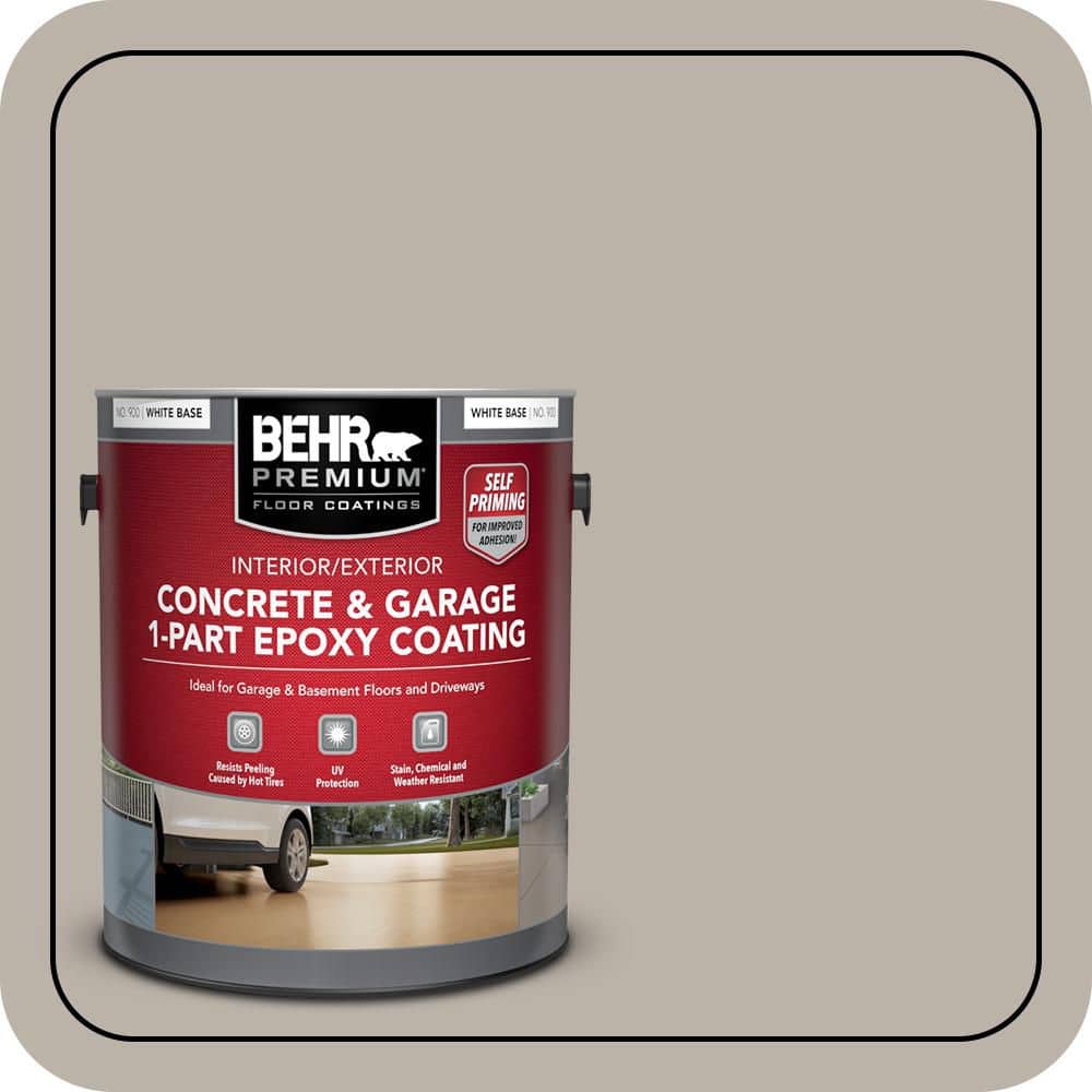 BEHR PREMIUM #MQ2-55 Self-Priming 1-Part Epoxy Satin Interior/Exterior Concrete and Garage Floor Paint (1)