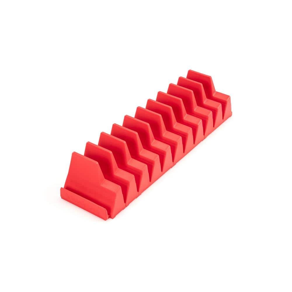 TEKTON 10-Tool Modular Slotted Organizer Set (Red) (1)