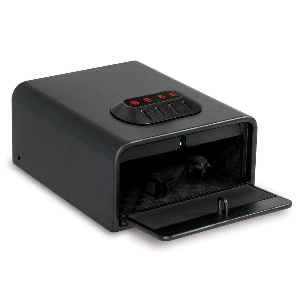 Sports Afield Home Defense 0.25 cu. ft. Quick Access Front Open Security Vault with Electronic Lock, Matte Black (2)