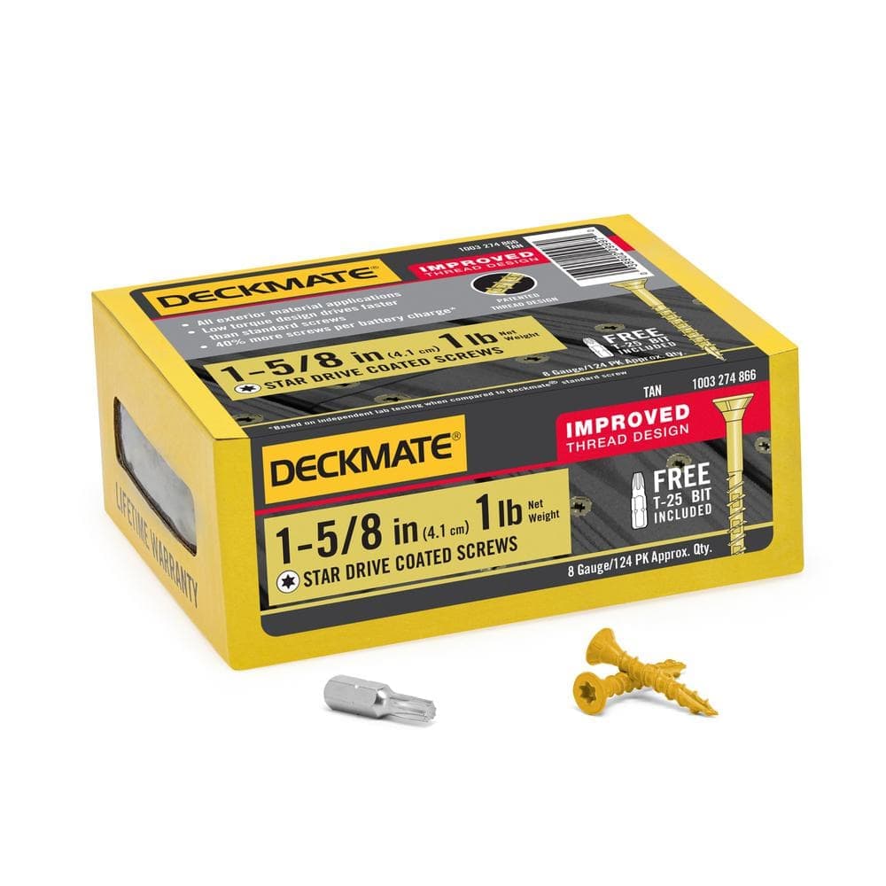DECKMATE #9 Star Drive Flat-Head Wood Deck Screw ( / 1,260-Piece)