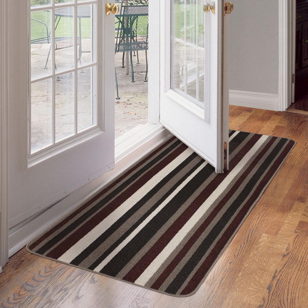 TrafficMaster Sonoma Cabernet Braided Brown 30 in. x 48 in. Non-Slip Indoor Area Rug (3)