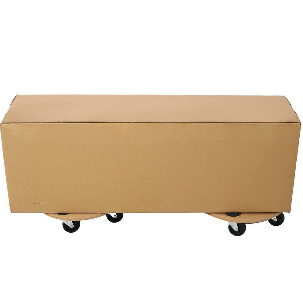 maocao hoom Furniture Moving Dolly, Heavy Duty Wood Rolling Mover with Wheels for Piano Couch Fridge Heavy Items,Holds 500 lbs, 2pcs (2)