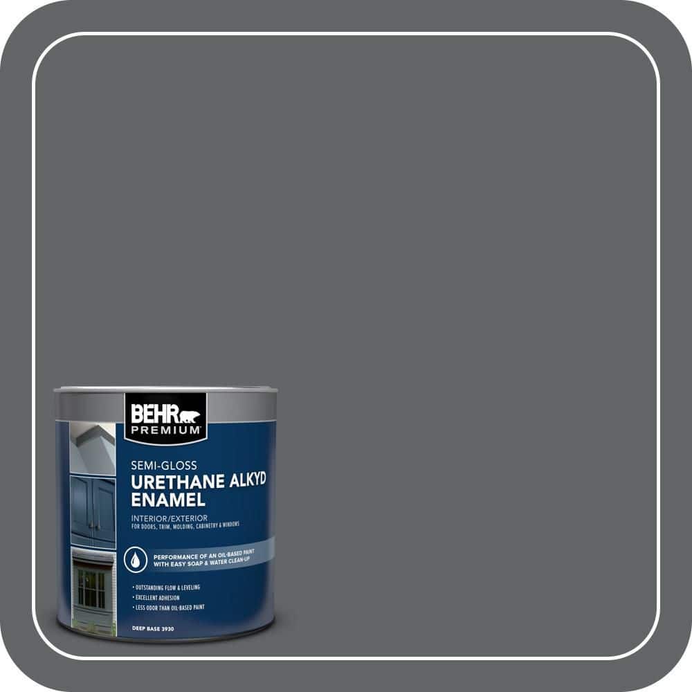BEHR PREMIUM 1 qt. Home Decorators Collection #HDC-MD-28 Cordite Semi-Gloss Enamel Urethane Alkyd Interior/Exterior Paint (1)