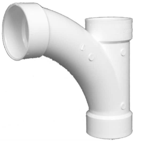 Charlotte Pipe 2 in. DWV PVC Comb Wye and 1/8 Bend Fitting (2)
