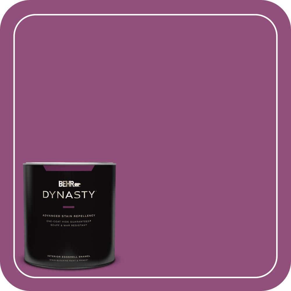 BEHR DYNASTY 1 qt. #P110-7 XOXO Eggshell Enamel Interior Stain-Blocking Paint & Primer