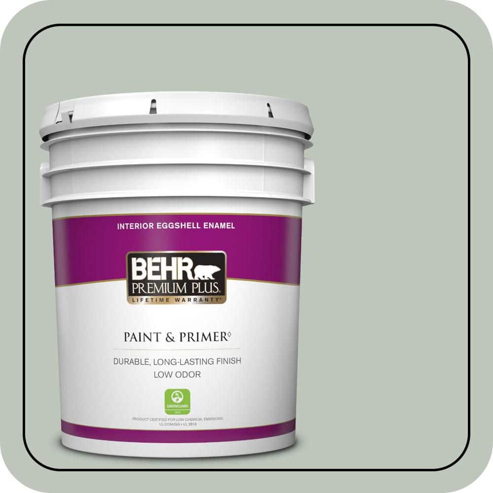 BEHR PREMIUM PLUS 5 gal. #700E-3 Contemplation Eggshell Enamel Low Odor Interior Paint & Primer