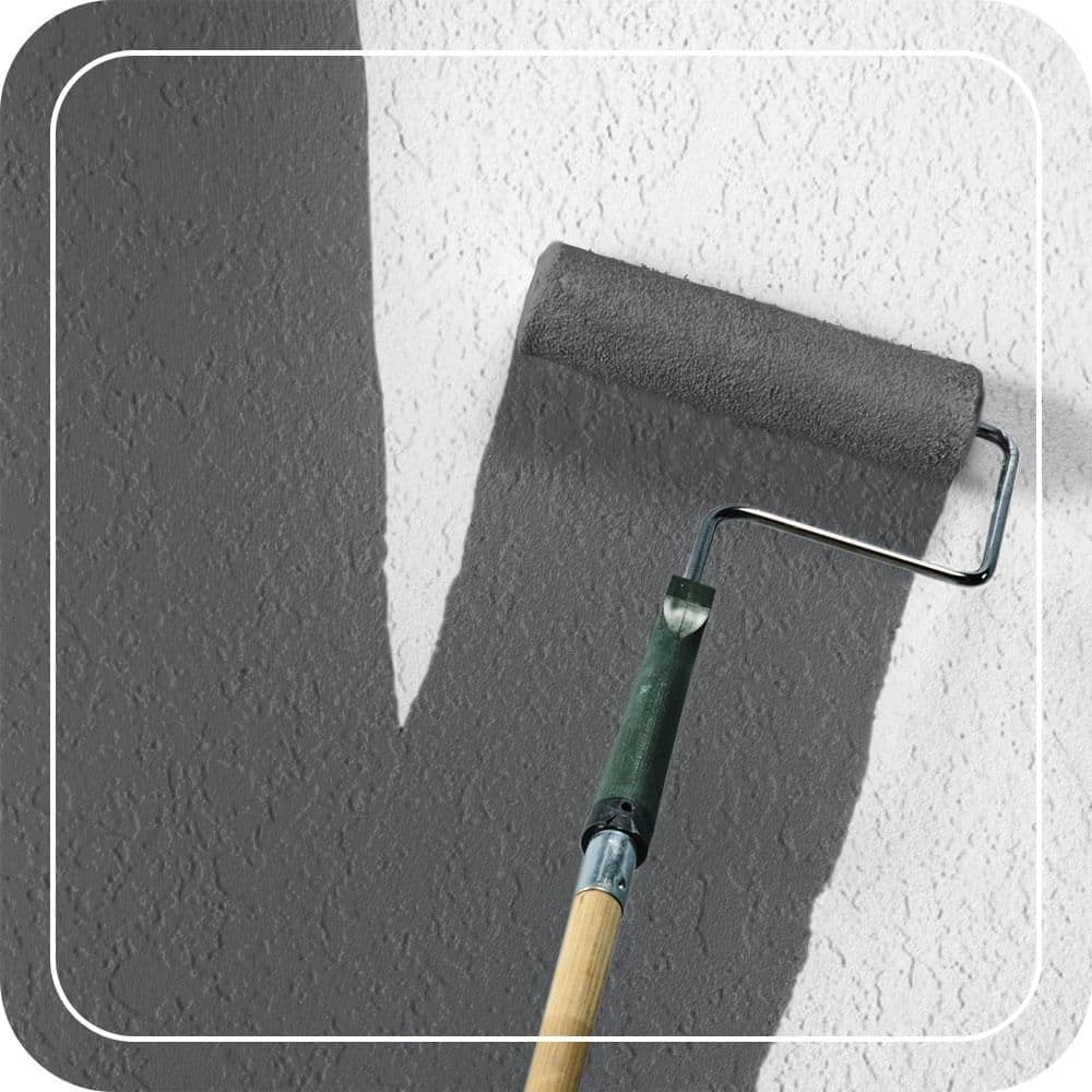 BEHR PREMIUM 1 gal. #N500-6 Graphic Charcoal Elastomeric Masonry, Stucco and Brick Exterior Paint (3)