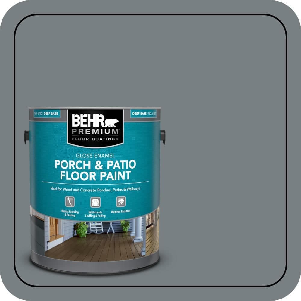 BEHR PREMIUM 1 gal. #N450-5 Intergalactic Gloss Enamel Interior/Exterior Porch and Patio Floor Paint