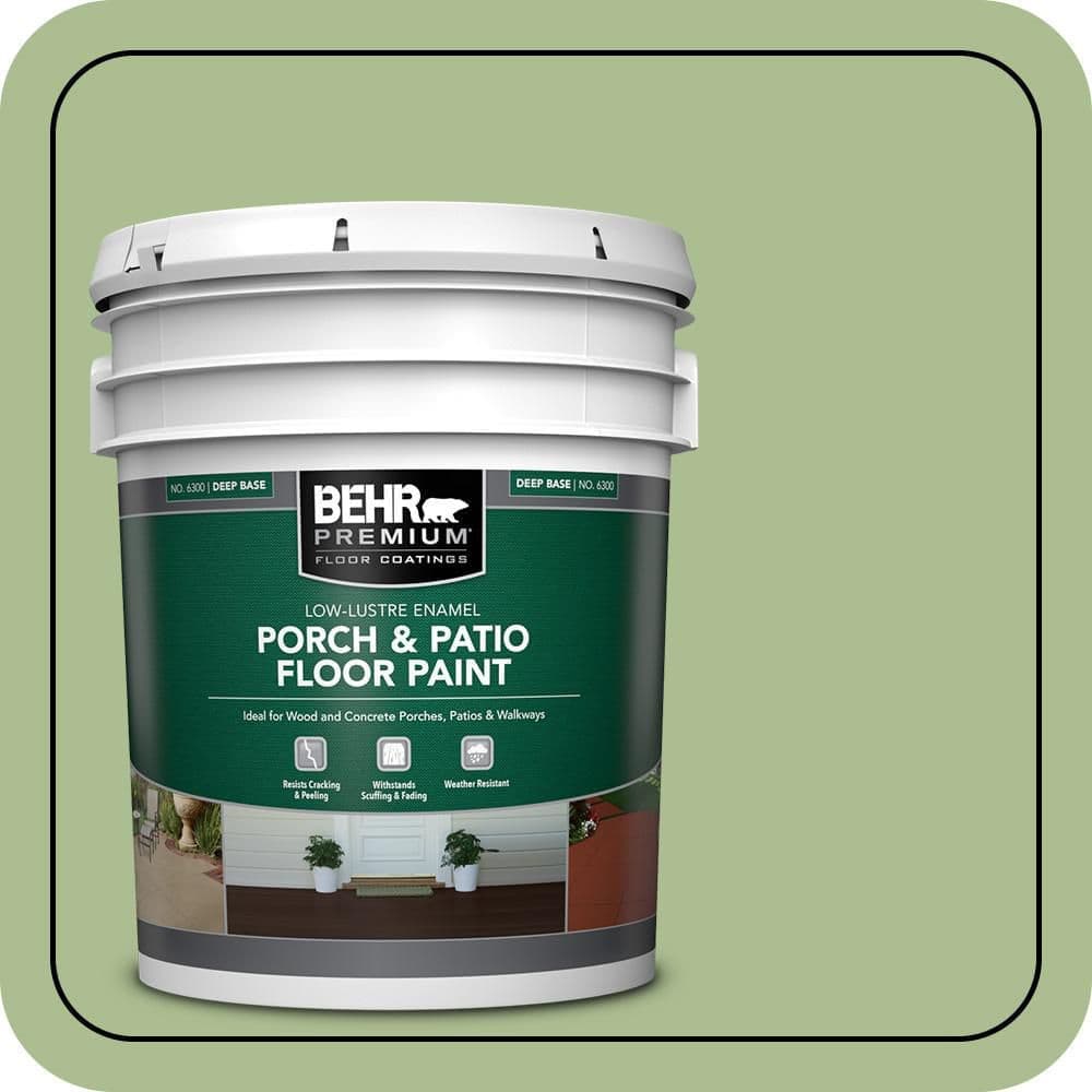 BEHR PREMIUM #M370-4 Low-Lustre Enamel Interior/Exterior Porch and Patio Floor Paint (1)