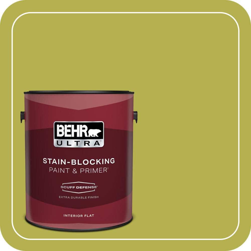 BEHR ULTRA 1 gal. #P350-6 Laser Extra Durable Flat Interior Paint & Primer
