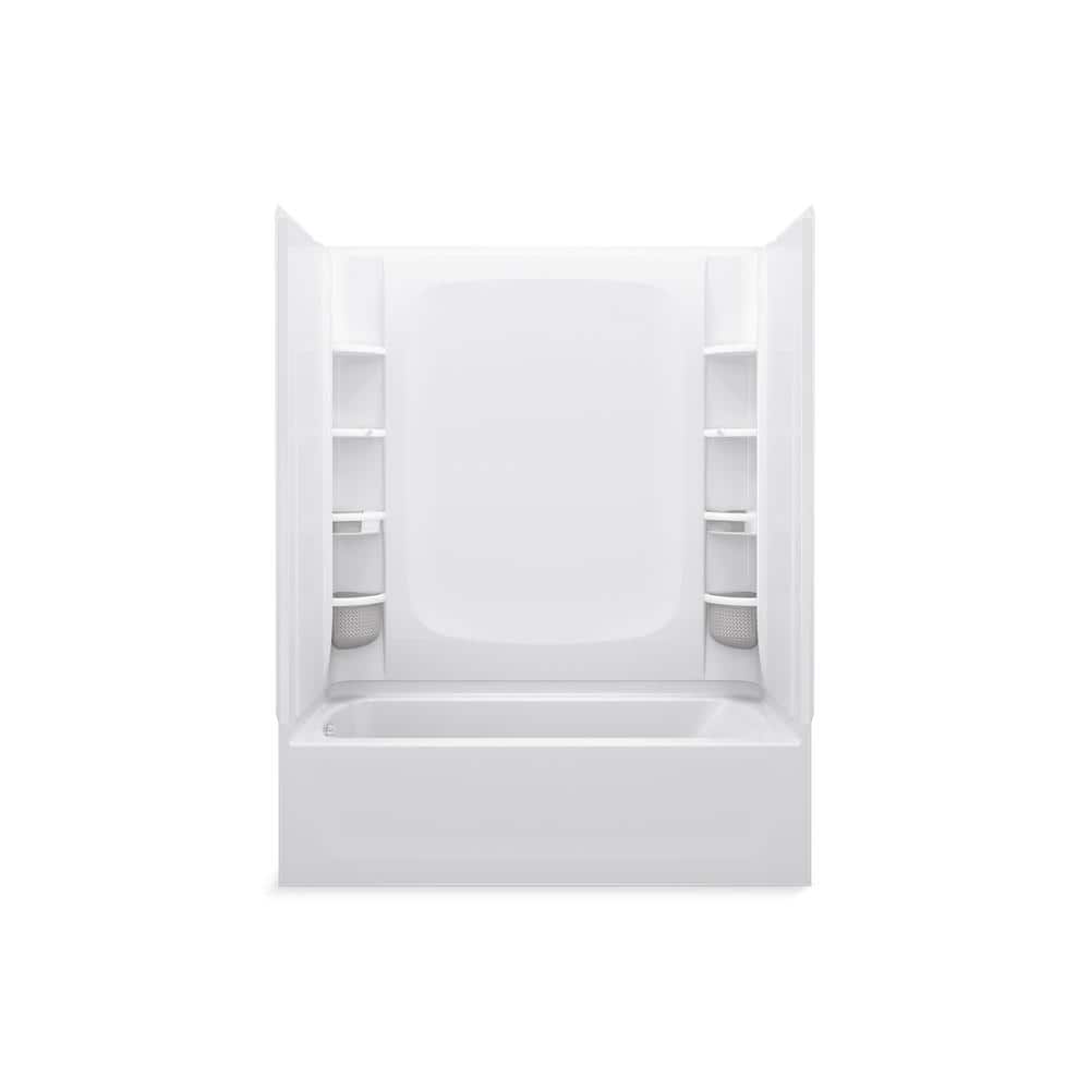 Sterling 60 in. x 30 in. Soaking Bathtub with Left Drain in White (3)