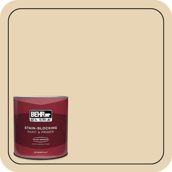 BEHR PREMIUM PLUS #ICC-93 Champagne Gold Enamel Low Odor & Primer (4)