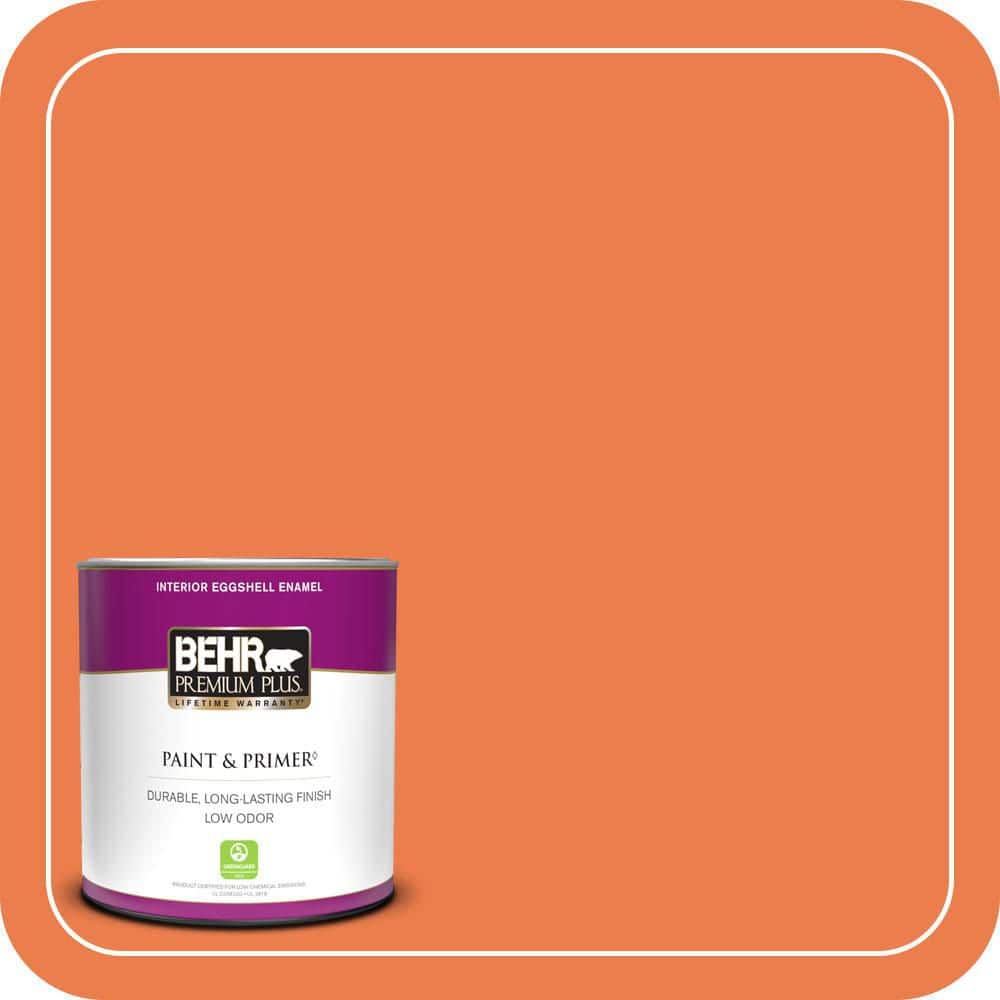BEHR PREMIUM PLUS #P200-6 Sizzling Sunset Enamel Low Odor & Primer