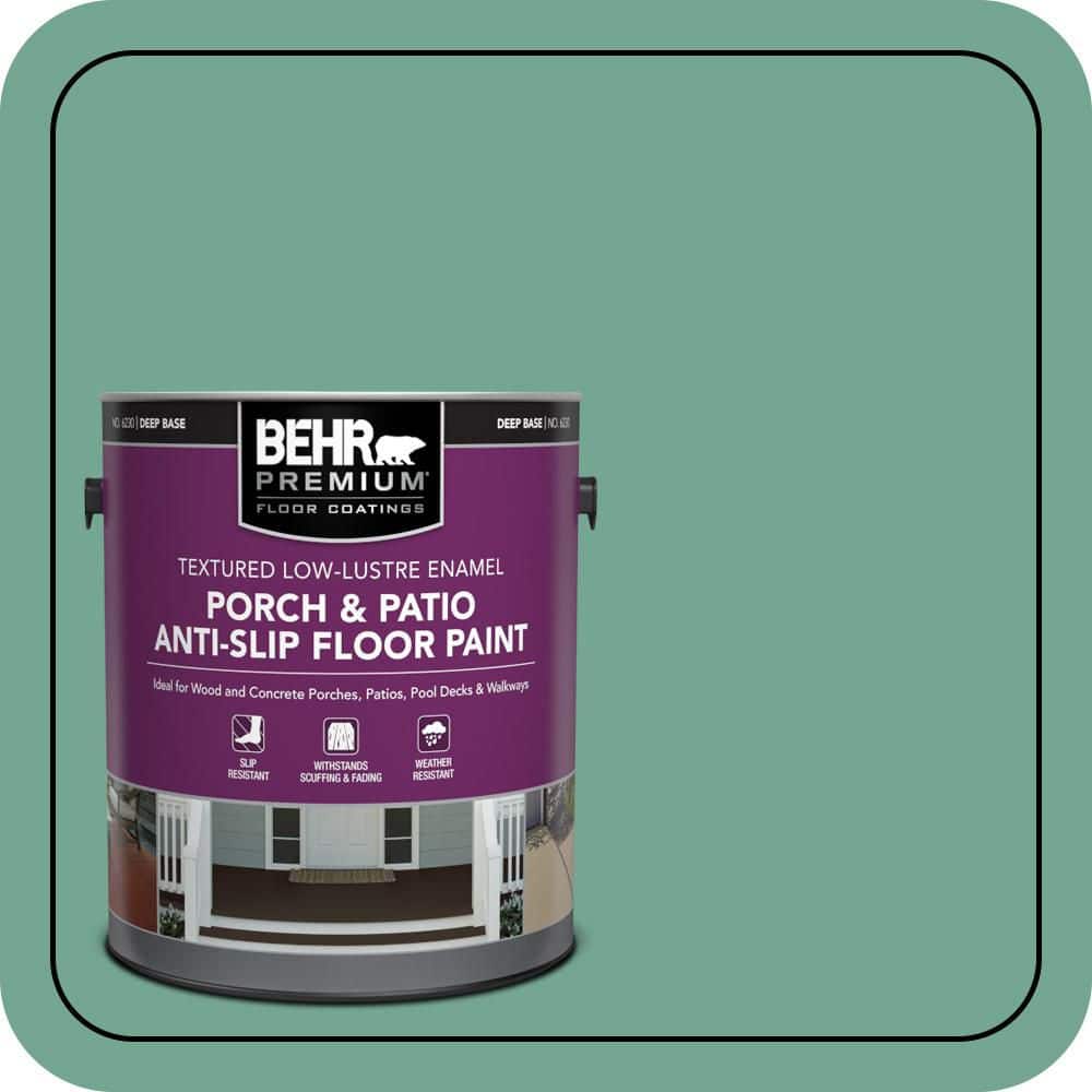BEHR PREMIUM #M420-5 Textured Low-Lustre Enamel Interior/Exterior Porch and Patio Anti-Slip Floor Paint (1)