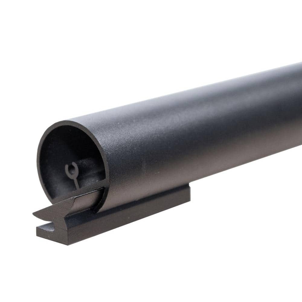 MEADOW LANE 1-1/4 in. Dia x 48 in. L Black Rail
