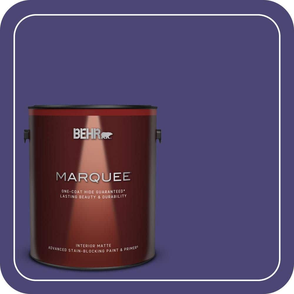 BEHR MARQUEE 1 gal. #MQ5-43 Dramatist One-Coat Hide Matte Interior Paint & Primer (1)