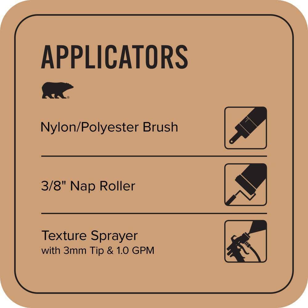 BEHR PREMIUM #S250-4 Textured Low-Lustre Enamel Interior/Exterior Porch and Patio Anti-Slip Floor Paint (4)