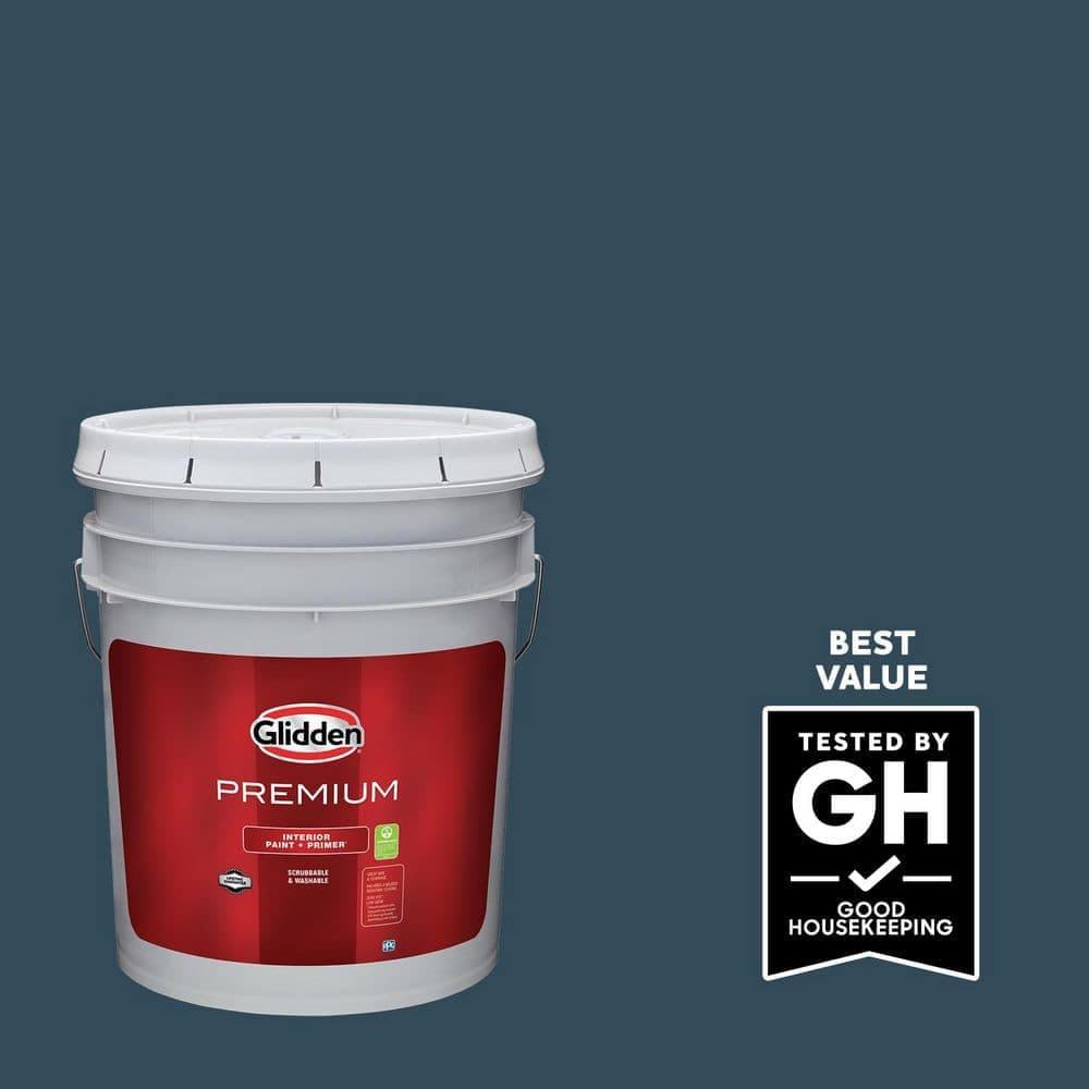 Glidden Premium 5 gal. Sailor's Coat PPG1153-7 Eggshell Interior Latex Paint