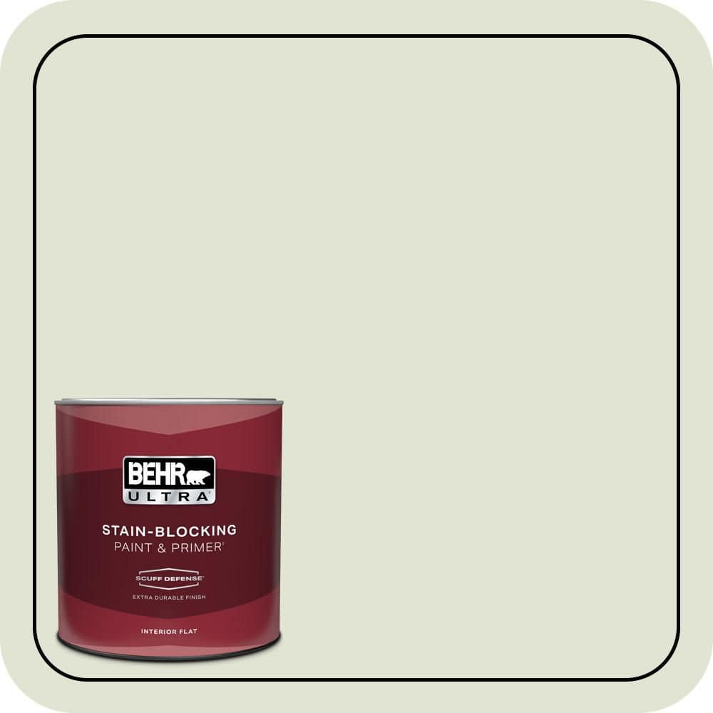 BEHR ULTRA 1 qt. #MQ3-46 Folly Extra Durable Flat Interior Paint & Primer