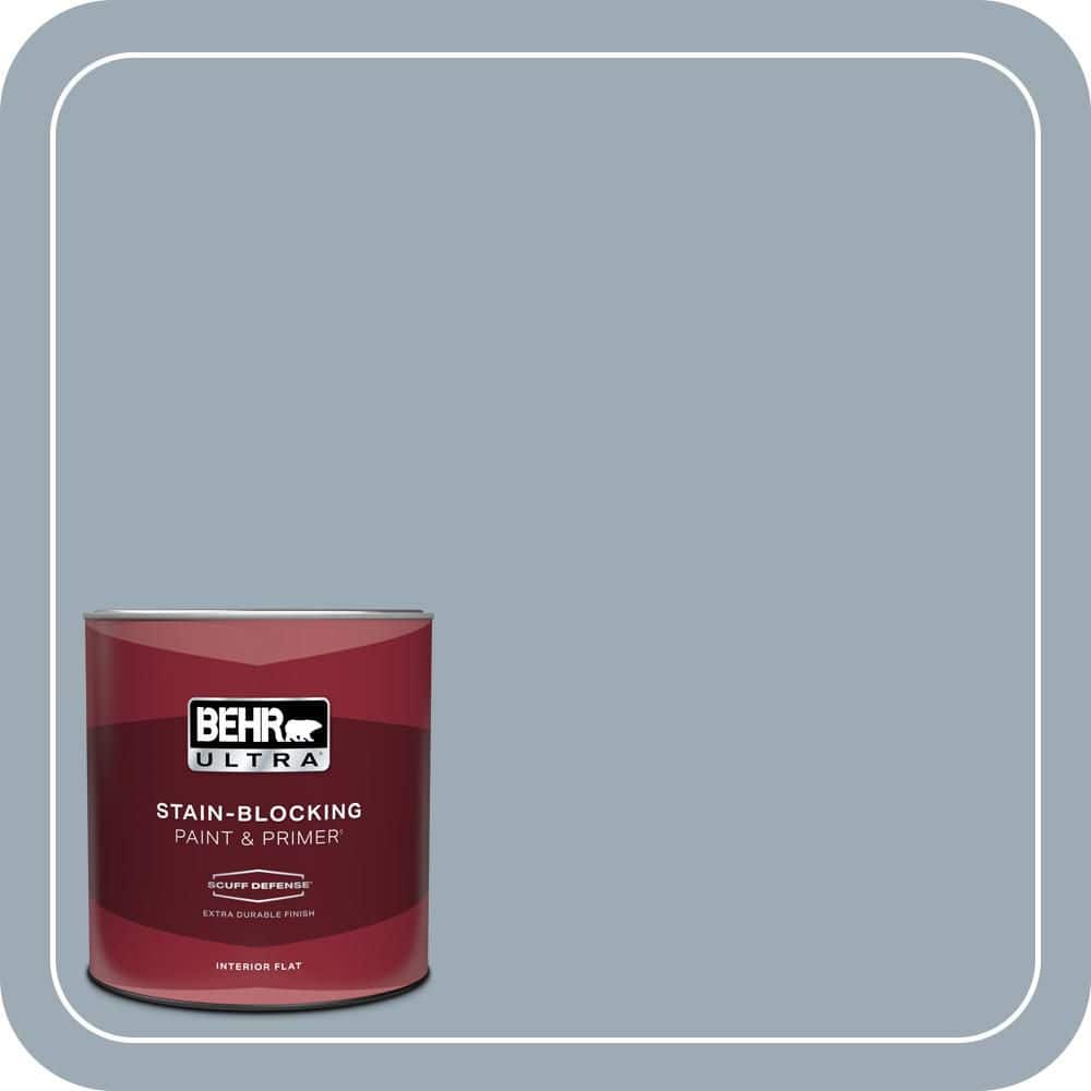 BEHR ULTRA 1 qt. #T13-6 Twilight Extra Durable Flat Interior Paint & Primer