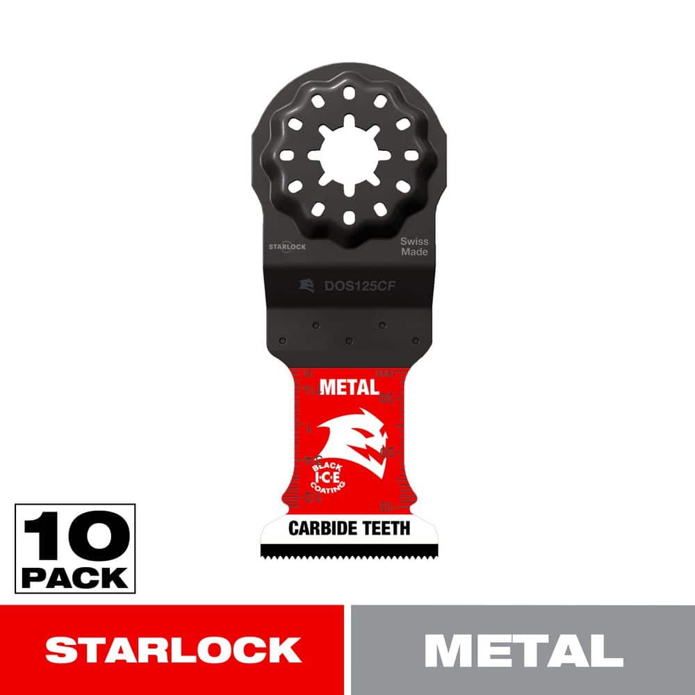 DIABLO 1-1/4 in. AMPED Steel Demon Starlock Carbide Teeth Oscillating Blades for Metal (10-Pack)