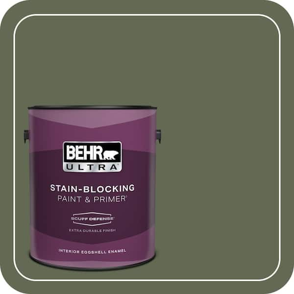 BEHR PREMIUM PLUS #ICC-87 Rosemary Sprig Enamel Low Odor & Primer (4)