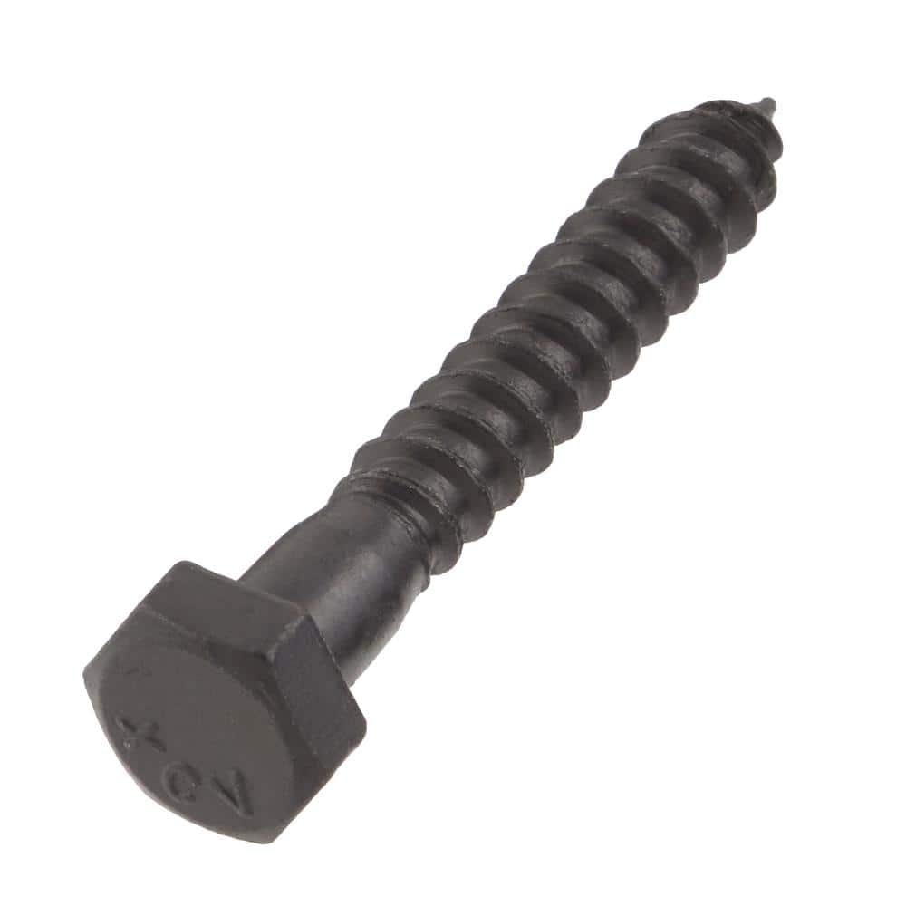 DECKMATE . BLACK HEX DRIVE HEX HEAD HEX LAG SCREW 0 PC