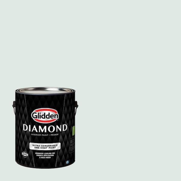 Glidden Diamond 1 gal. PPG1136-1 Sea Pearl Satin Interior Paint with Primer (2)
