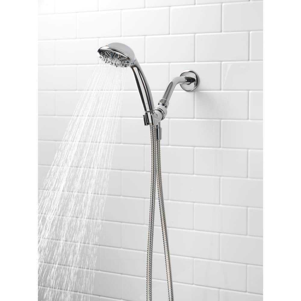 Glacier Bay 1-Spray Wall Mount Handheld Shower Head 1.8 GPM in Chrome (3)