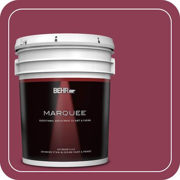 BEHR MARQUEE 5 gal. #T15-1 Liaison Flat Exterior Paint & Primer (2)