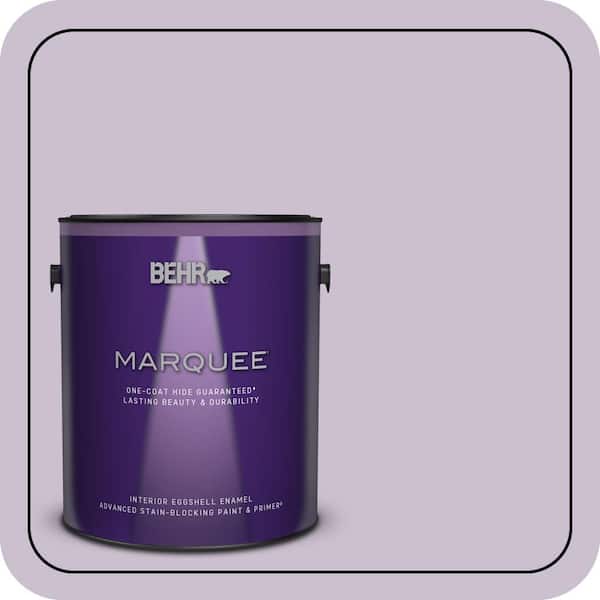 BEHR MARQUEE 1 gal. #S100-2 Romantic Poetry Eggshell Enamel Interior Paint & Primer (2)