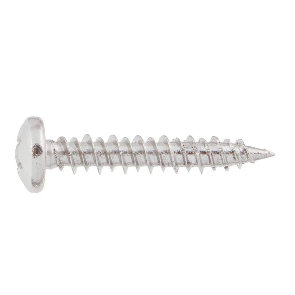 DECKMATE Marine Grade Stainless Steel #8 X 1 in. Pan Head Phillips Screw (30 Pieces) (4)