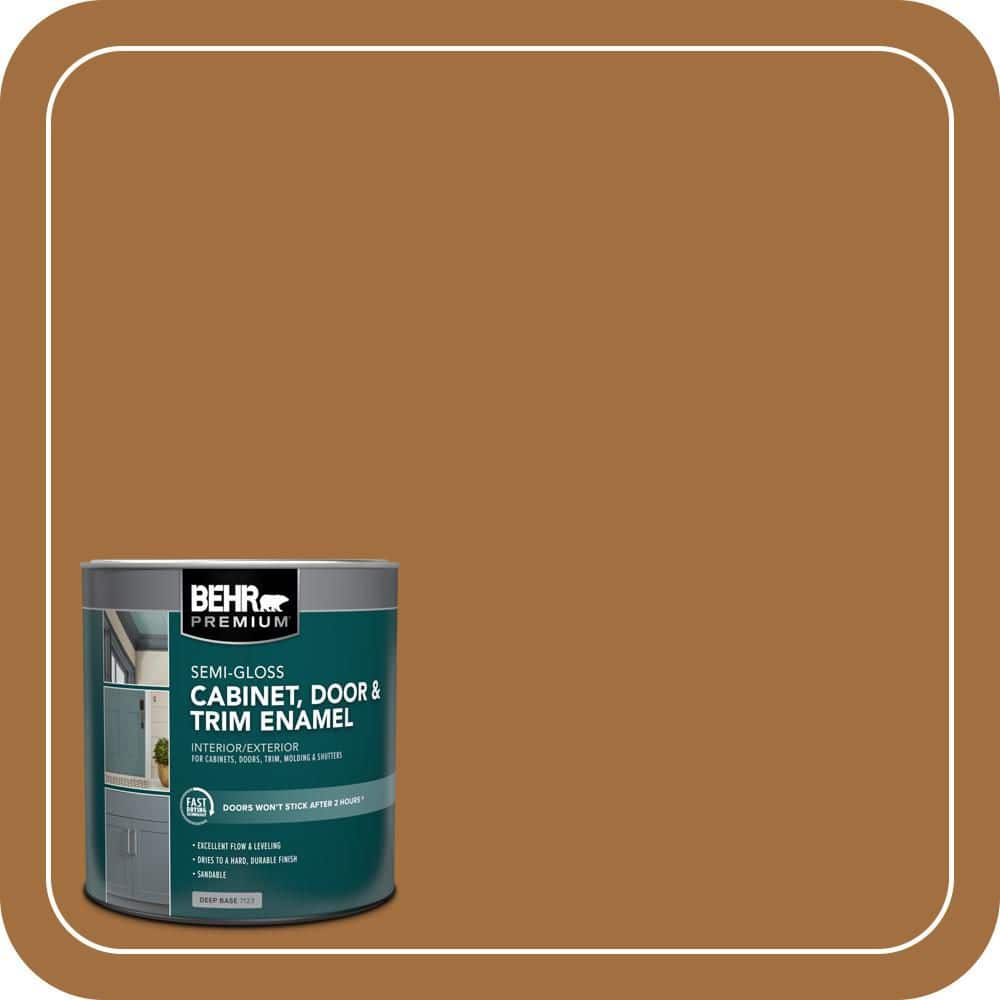 BEHR PREMIUM 1 qt. #MQ4-05 Castellina Semi-Gloss Enamel Interior/Exterior Cabinet, Door & Trim Paint