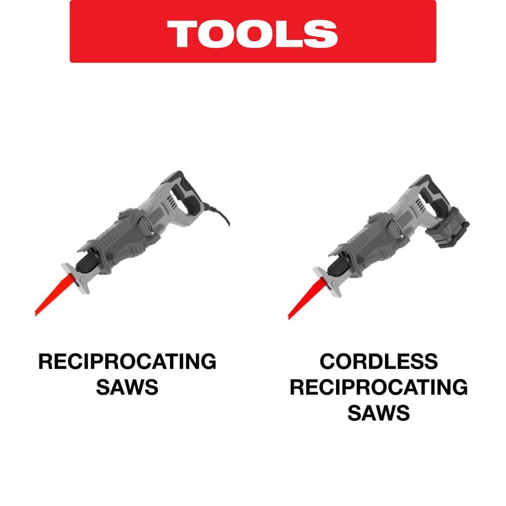 DIABLO Bi-Metal and AMPED Carbide 9 in. 8 TPI Thick Metal Reciprocating Saw Blade Set (6-Piece) (3)